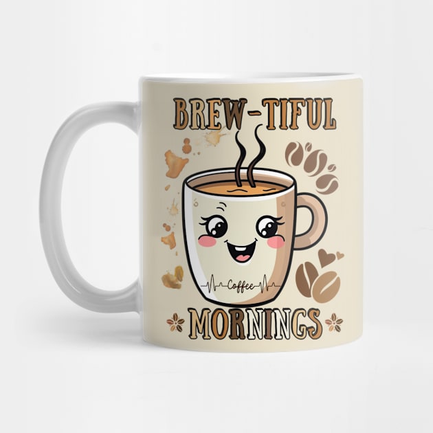 Brew-tiful Mornings: Kawaii Coffee Delight by Toonstruction